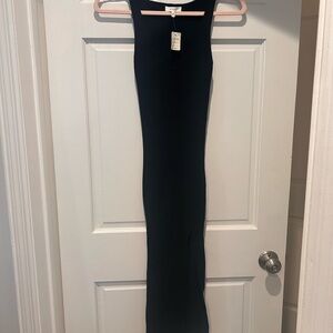 Better Be Black Midi Dress